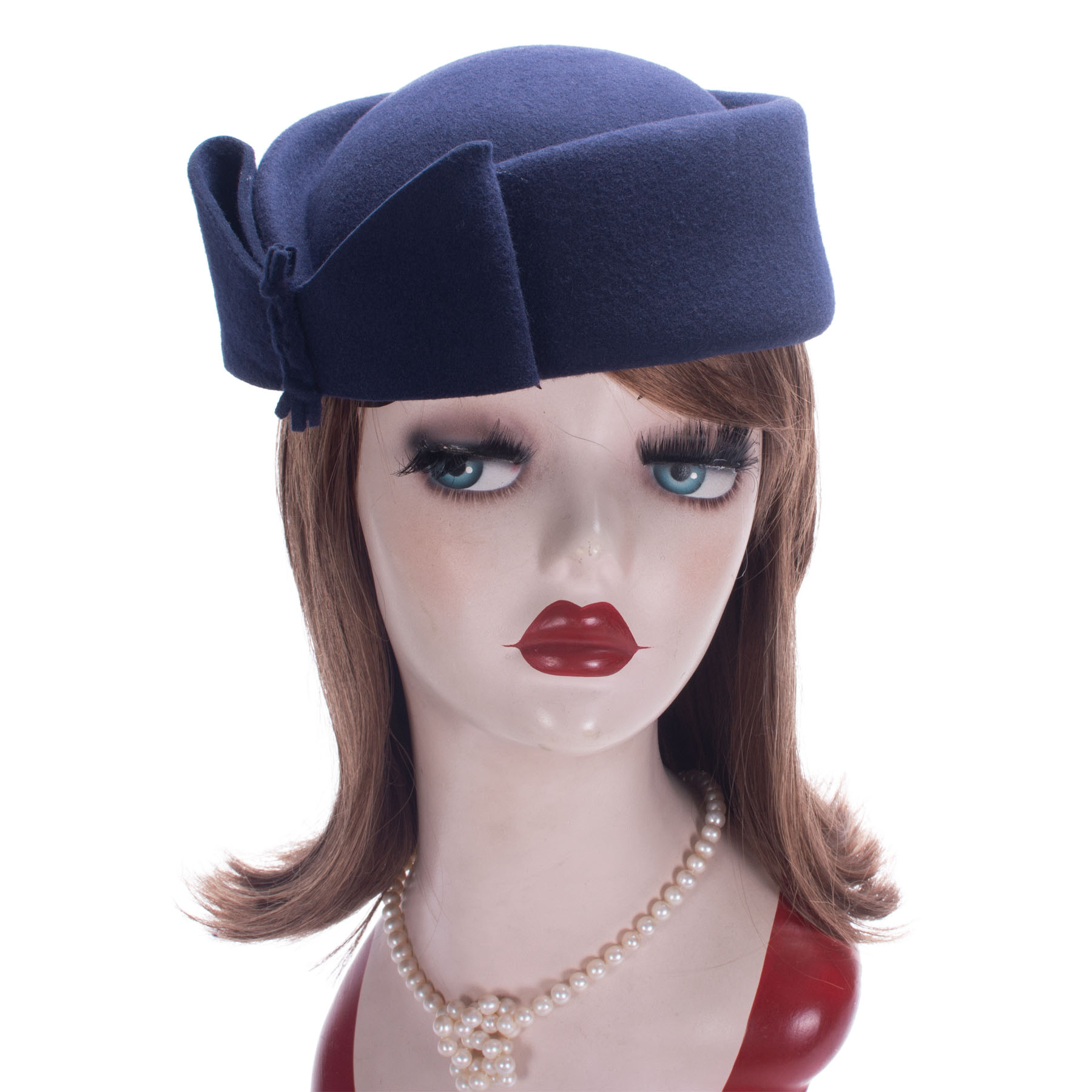 Fedora Hat Wool - Lawliet Teardrop Fascinator Women Vintage Look