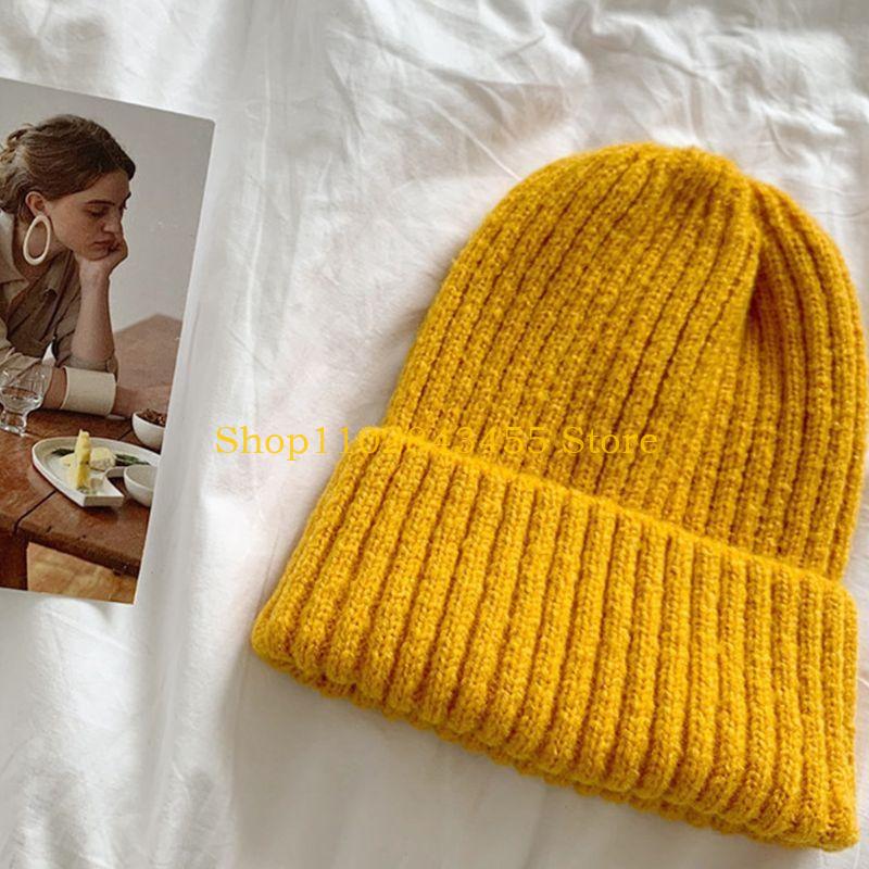 Beanie Cuffed Knit - 49MC Zimowa, prążkowana czapka typu beanie