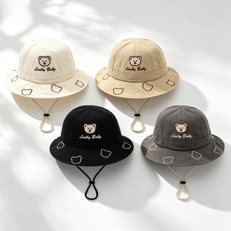 Bucket Hat Cotton - Uroczy kapelusz typu bucket hat z