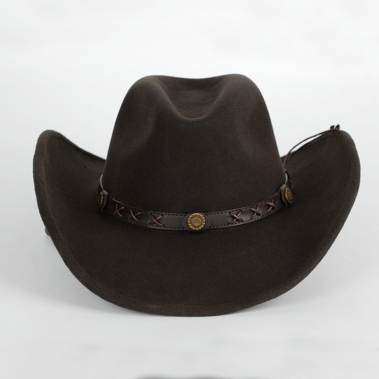 Fedora Hat Wool - X4007 100% wełniany kowbojski kapelusz Wodoodporny