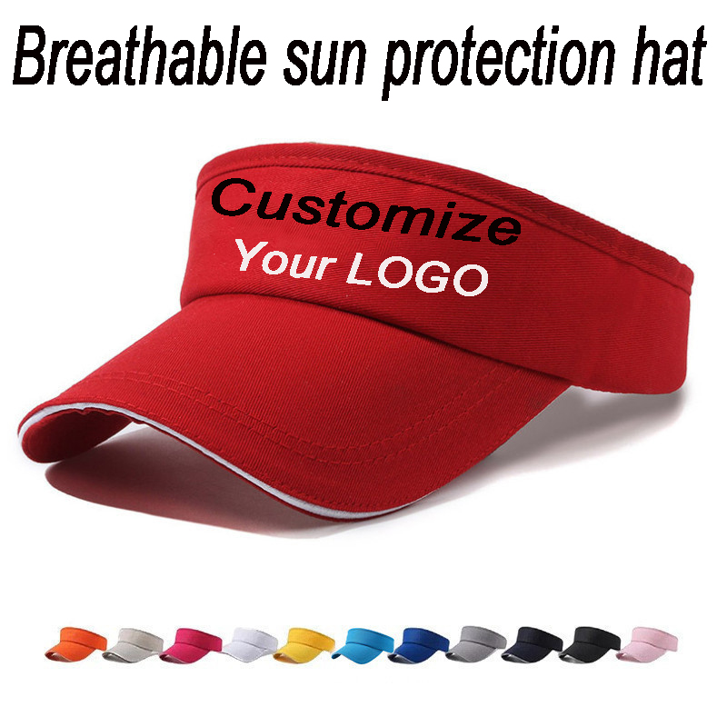 Visor Sun Hat - Daszek przeciwsłoneczny z własnym logo, oddychający,