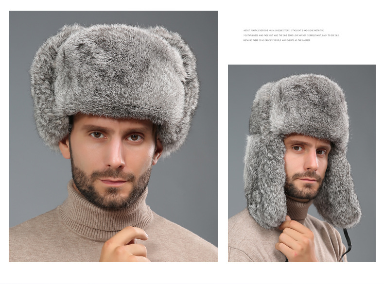 Trapper Hat Ear Flap - Modne czapki typu bomber z Chin,