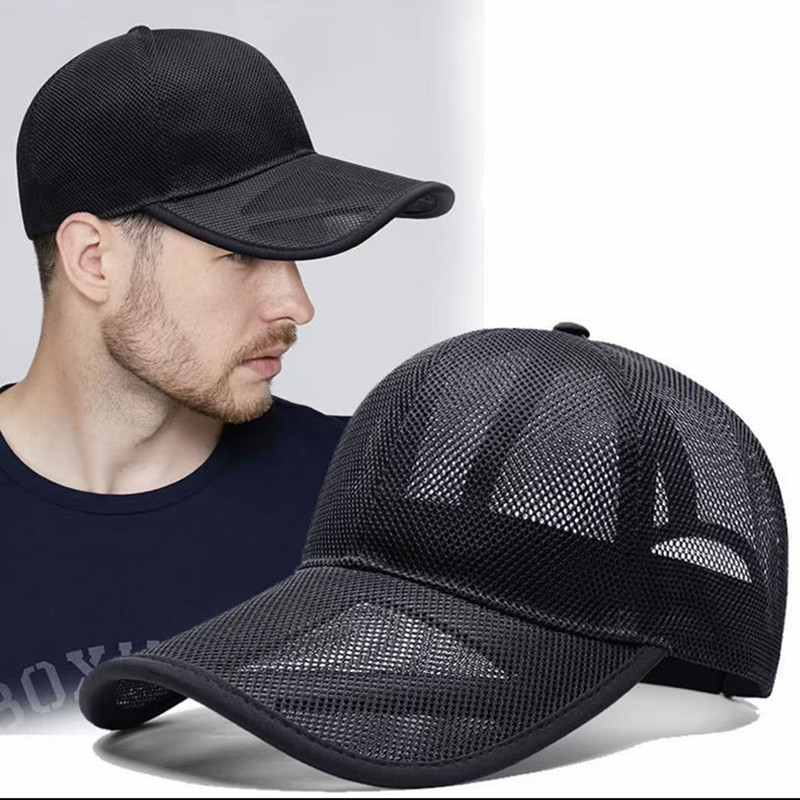 Baseball Cap Structured - Letnia czapka baseballowa z oddychającym, całkowicie