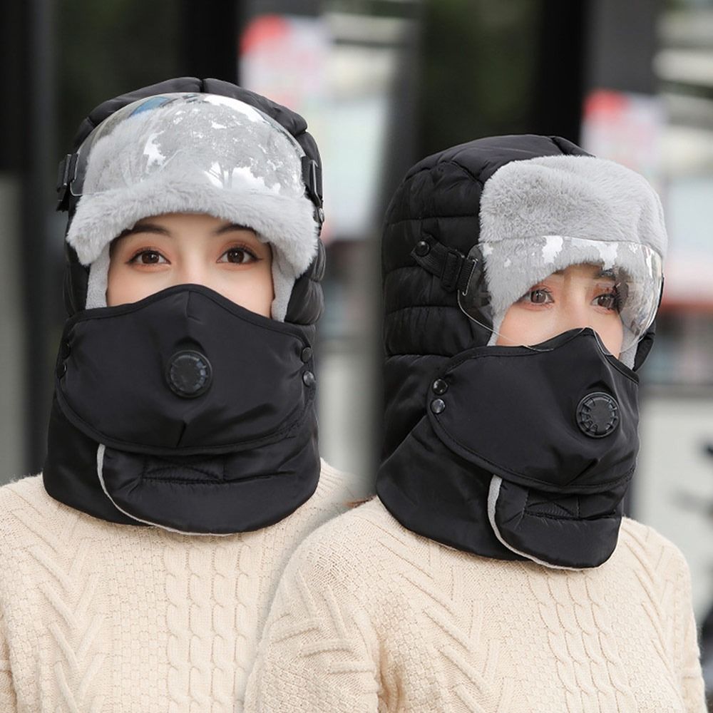 Winter Trapper Hat - Ochrona przed zimnem z okularami przeciwmgielnymi