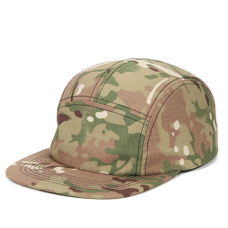 Corduroy Cap 5 Panel - Czapki przeciwsłoneczne moro dla mężczyzn 5-panelowa