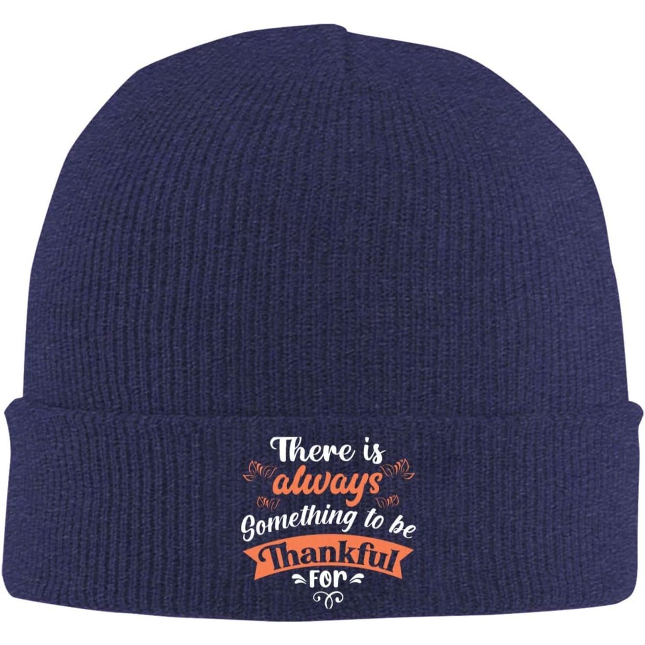 Beanie Cuffed Knit - Zawsze można być wdzięcznymi za coś