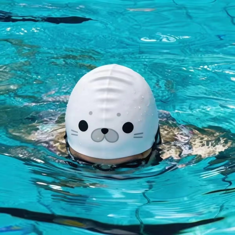 Swim Hat Silicone - Wodoodporny czepek pływacki z silikonową ochroną