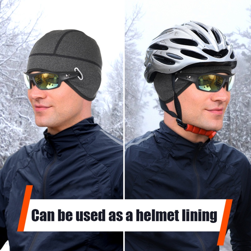 Skull Cap Helmet Liner - Zimowa czapka rowerowa ocieplana pod kask