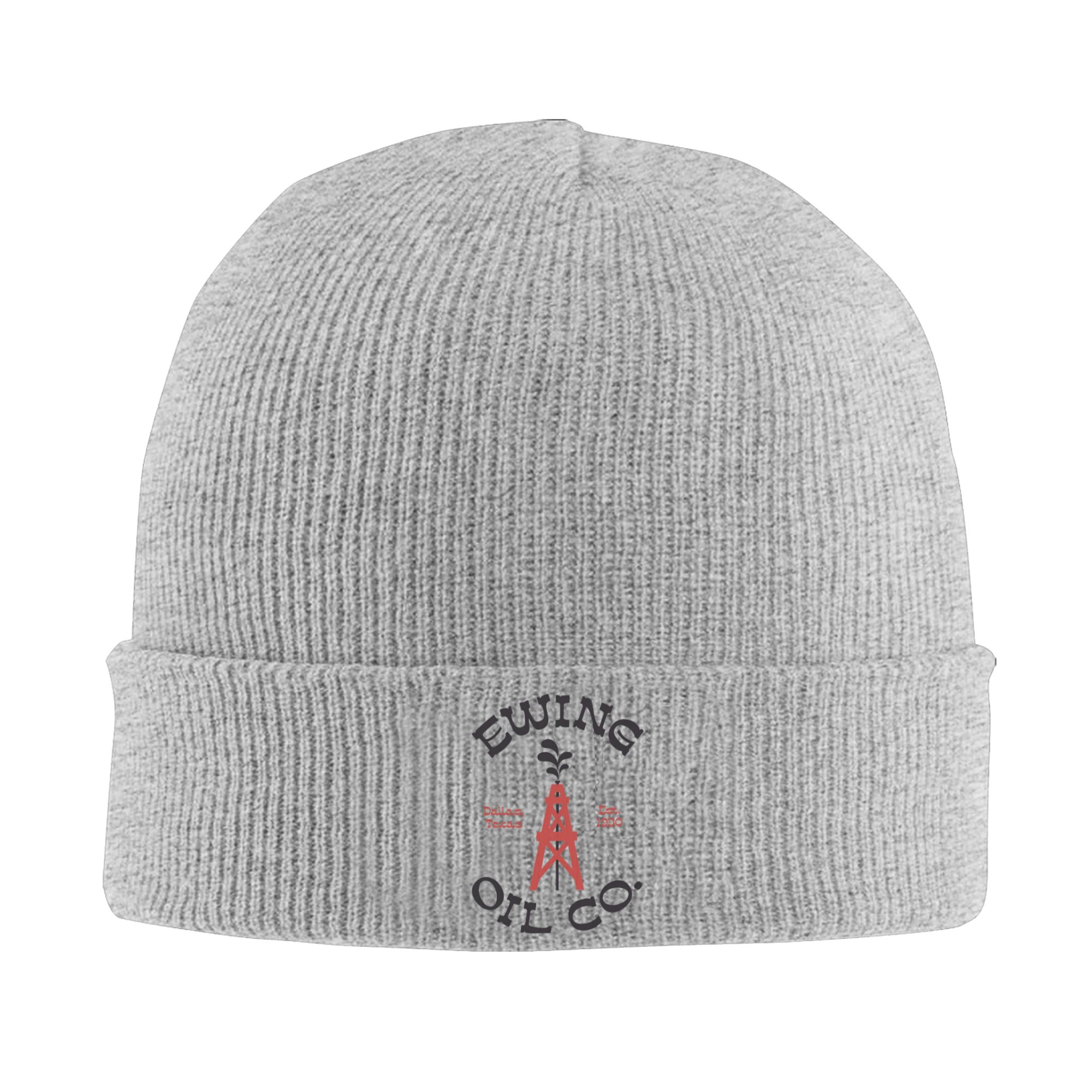 Beanie Cuffed Knit - Ewing Oil Co. Dallas Lata 70.