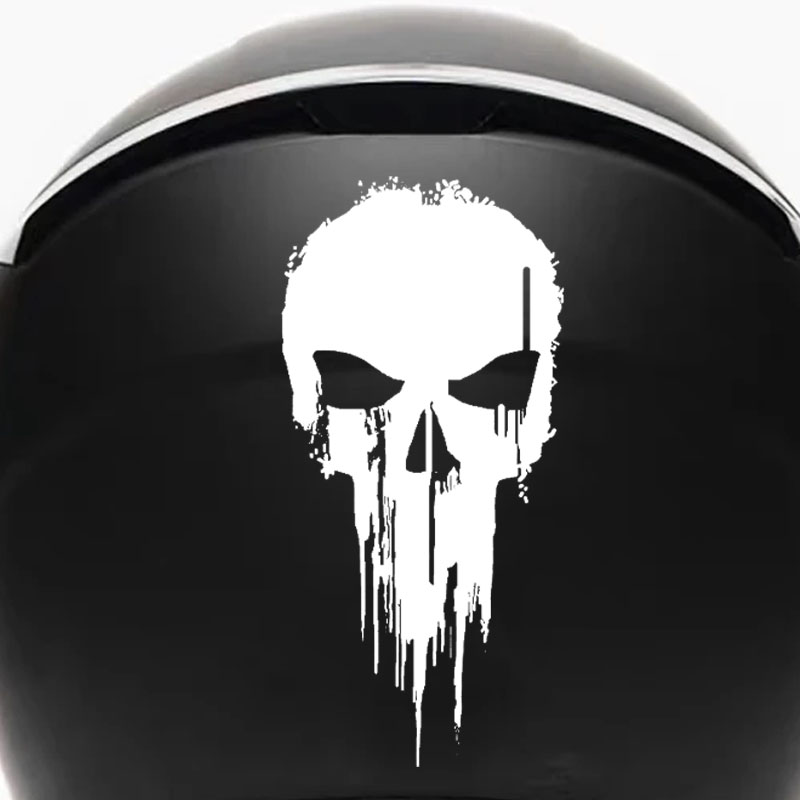 Skull Cap Helmet Liner - 1 szt. Fajne wodoodporne naklejki winylowe