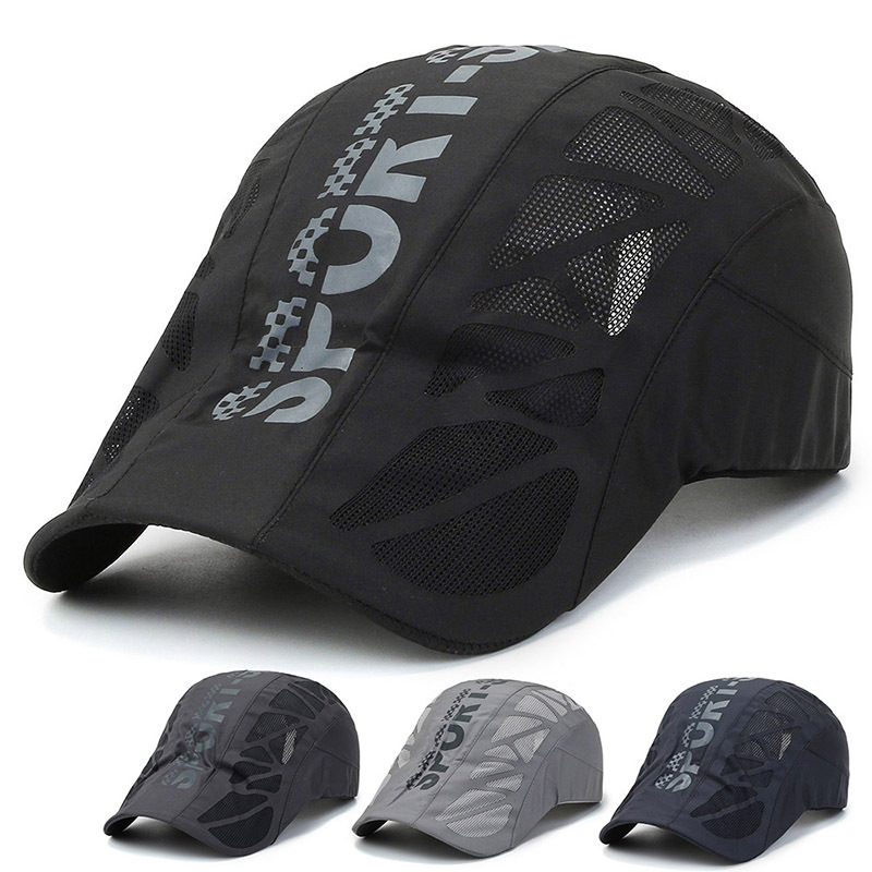Newsboy Cap Ivy - Czapka Newsboy dla mężczyzn, siateczkowa, oddychająca,