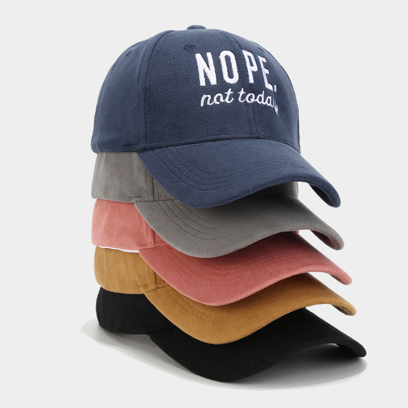 Dad Hat Cotton - Czapka z daszkiem z miękkiego pluszu