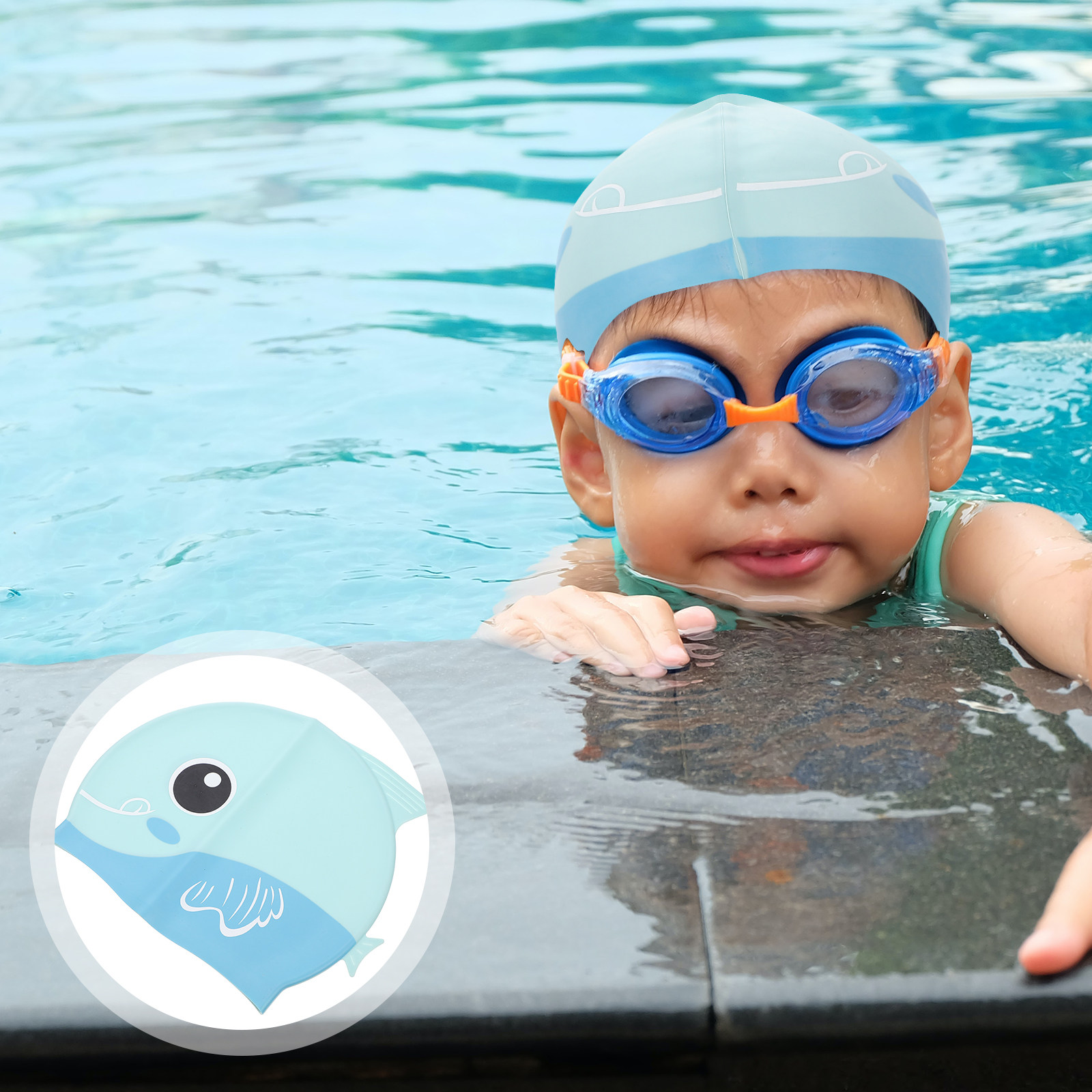 Swim Hat Silicone - Silikonowy czepek pływacki dla dzieci z
