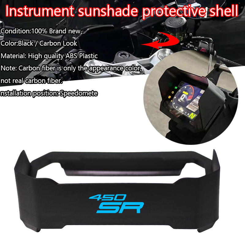 Visor Sun Hat - Osłona przeciwsłoneczna licznika motocyklowego CFMOTO 450SR