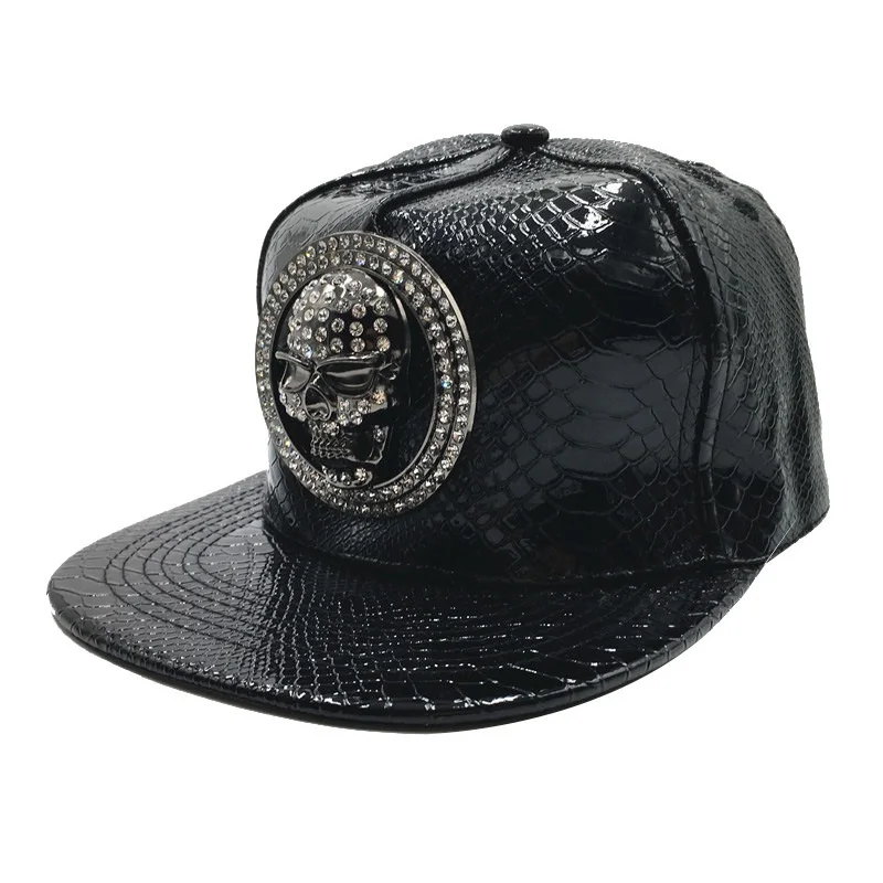 Snapback Hat Flat - Marka Oohmy mężczyźni kobiety PU skóra