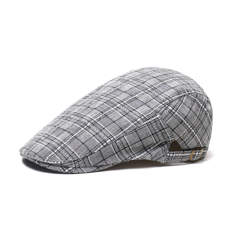 Newsboy Cap Ivy - Unisexowa bawełniana czapka typu beret w