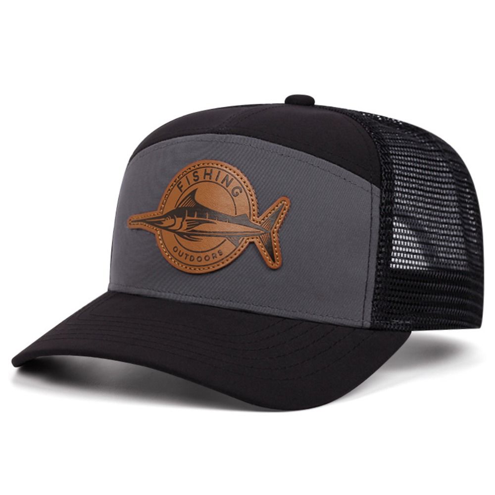 Trucker Cap Mesh - Letnia czapka wędkarska z motywem rekina,