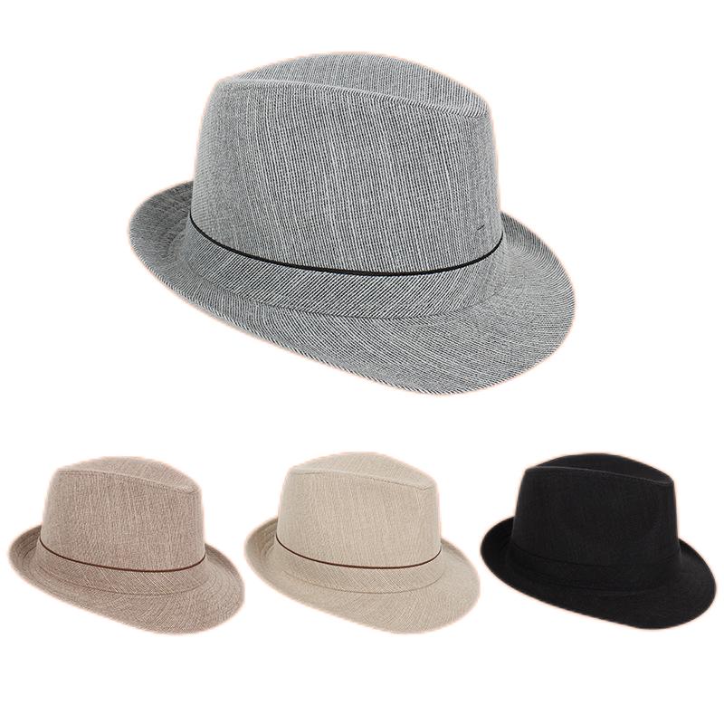 Fedora Hat Wool - Wiosna i jesień Męskie fedory Top