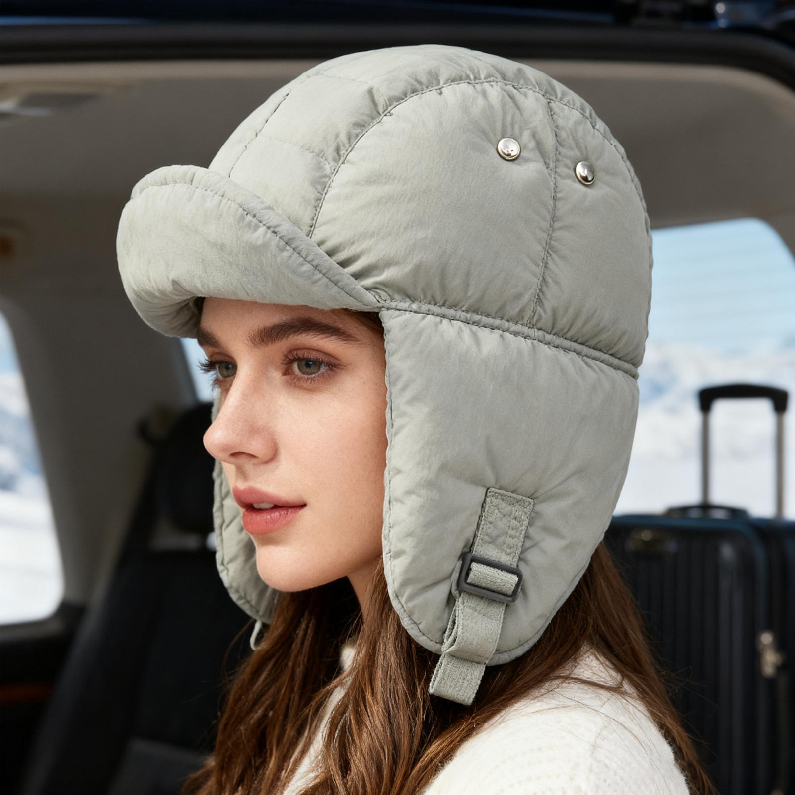 Czapka typu trapper, ciepła, z – Trapper Hat Ear Flap recenzja i cena