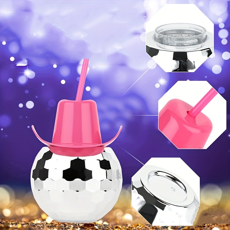 Kubek Disco Ball w kształcie k – Cowboy Hat Straw recenzja i cena