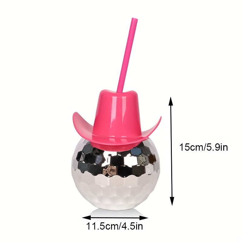 Kubek Disco Ball w kształcie k – Cowboy Hat Straw recenzja i cena