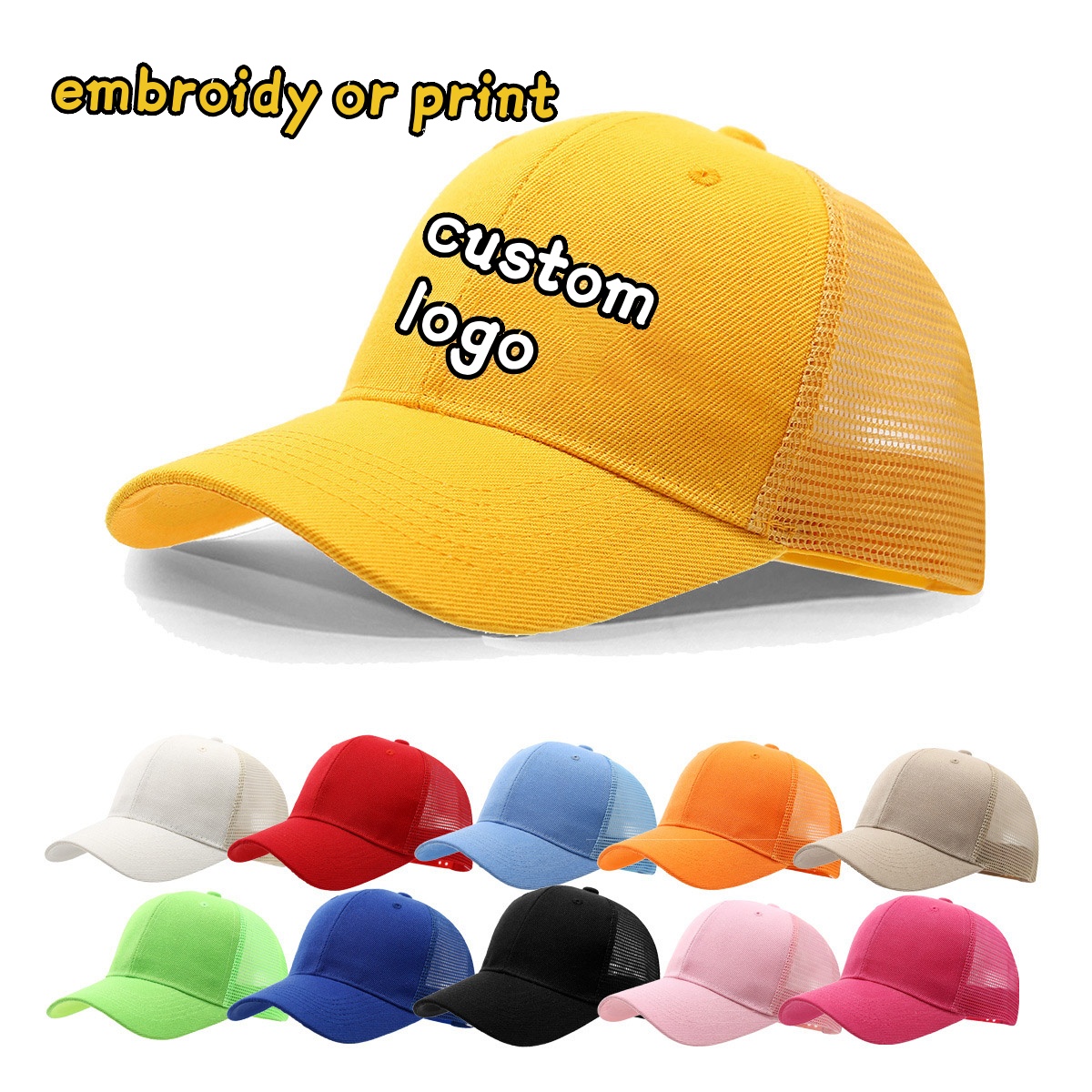 Czapka z własnym logo, haftowa – Trucker Cap Mesh recenzja i cena