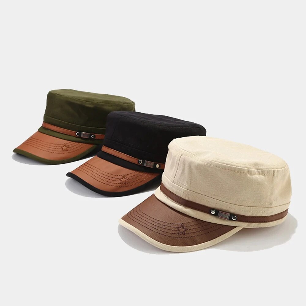 Casual Cadet Hat Man Flat Top  – Dad Hat Cotton recenzja i cena