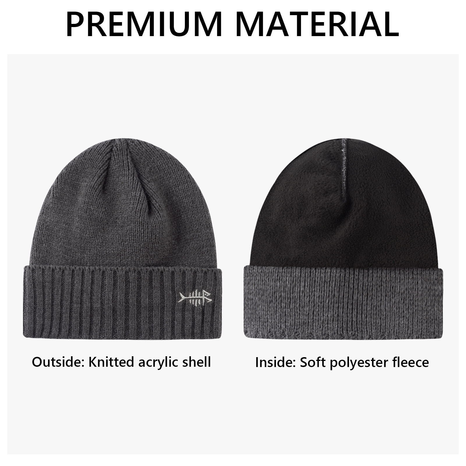 BASSDASH czapki zimowe typu Be – Beanie Cuffed Knit recenzja i cena