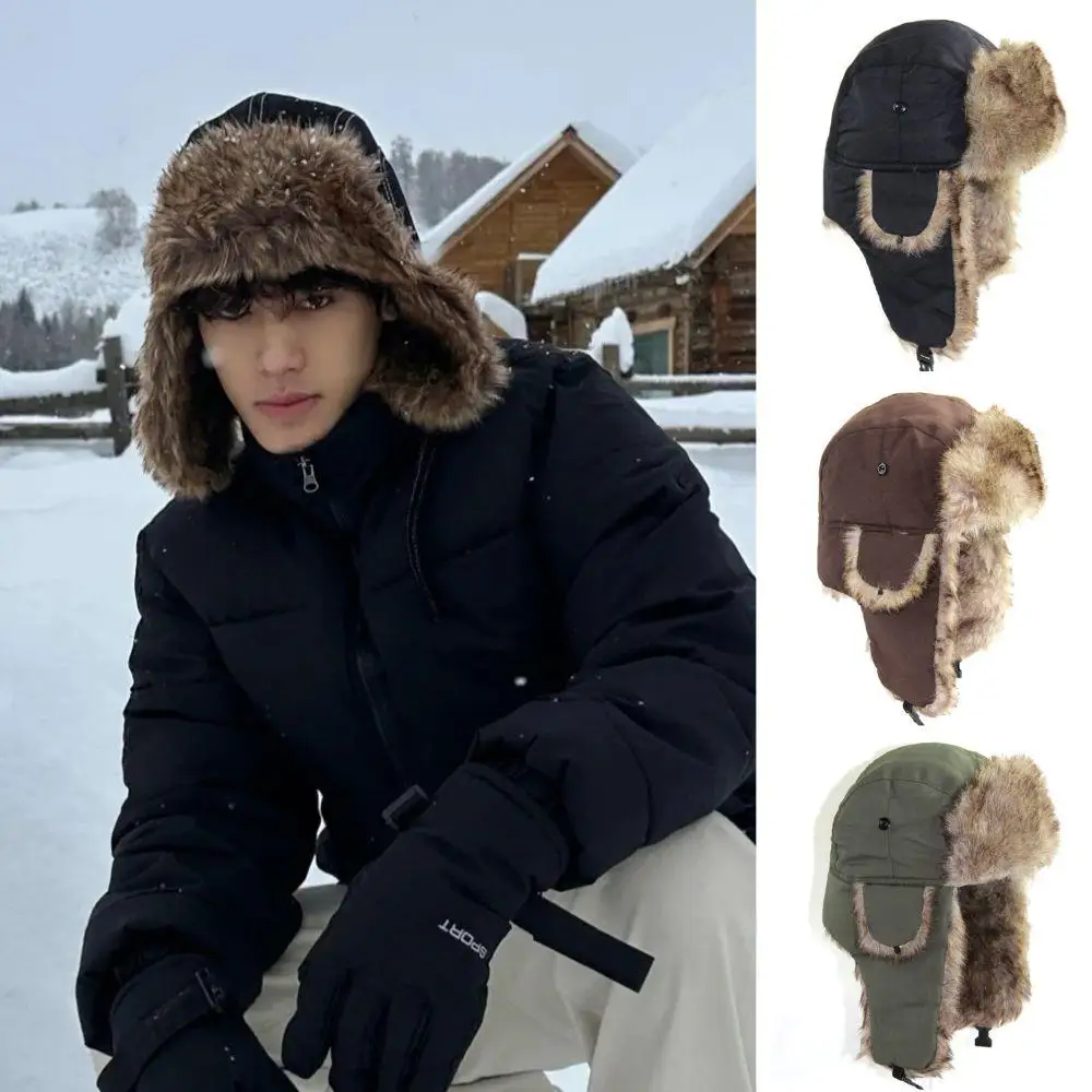 1 szt. Zimowa czapka pilotka z – Winter Trapper Hat recenzja i cena