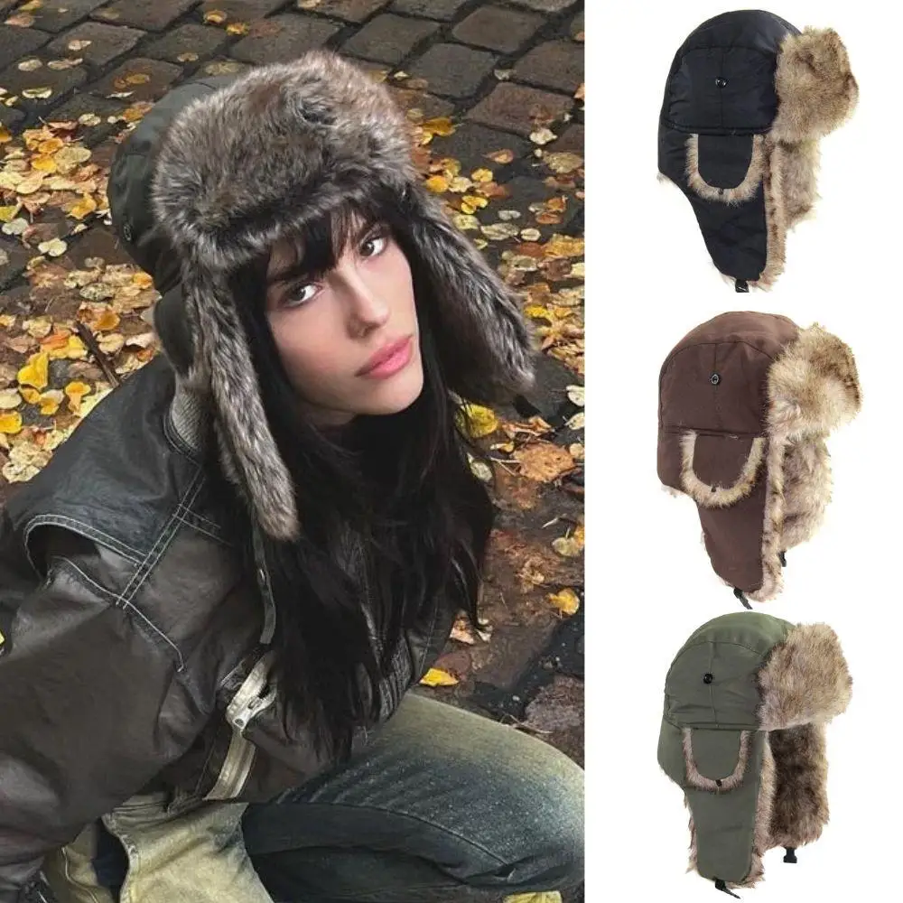 1 szt. Zimowa czapka pilotka z – Winter Trapper Hat recenzja i cena