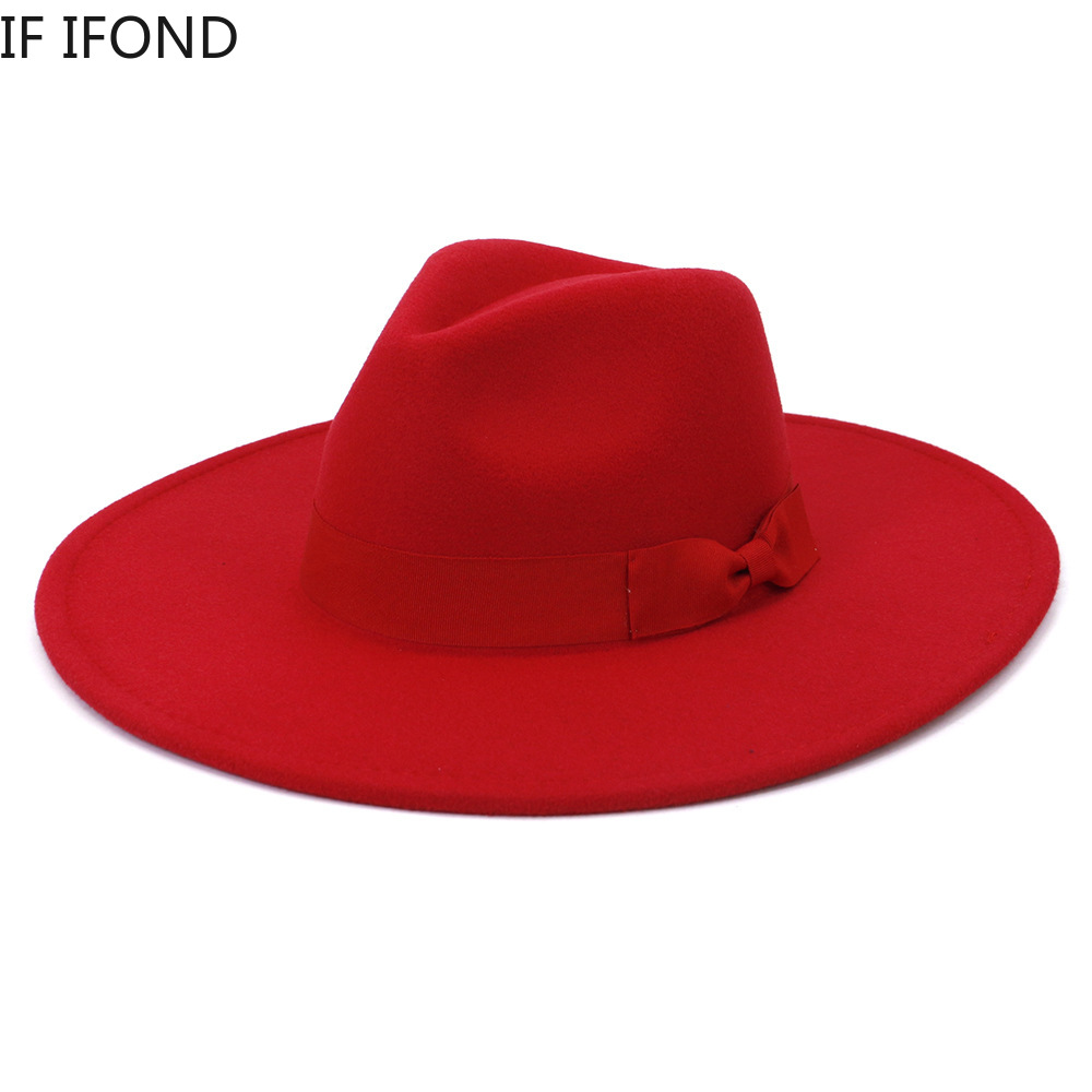 Duże szerokie rondo damskie ka – Fedora Hat Wool recenzja i cena