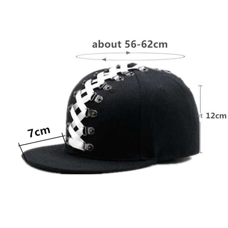 Czapki w stylu punkowym, hip-h – Snapback Hat Flat recenzja i cena