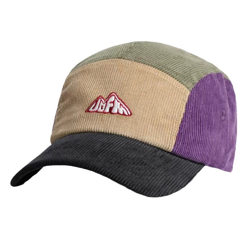 Męskie Damskie Czapki z Daszki – Corduroy Cap 5 Panel recenzja i cena