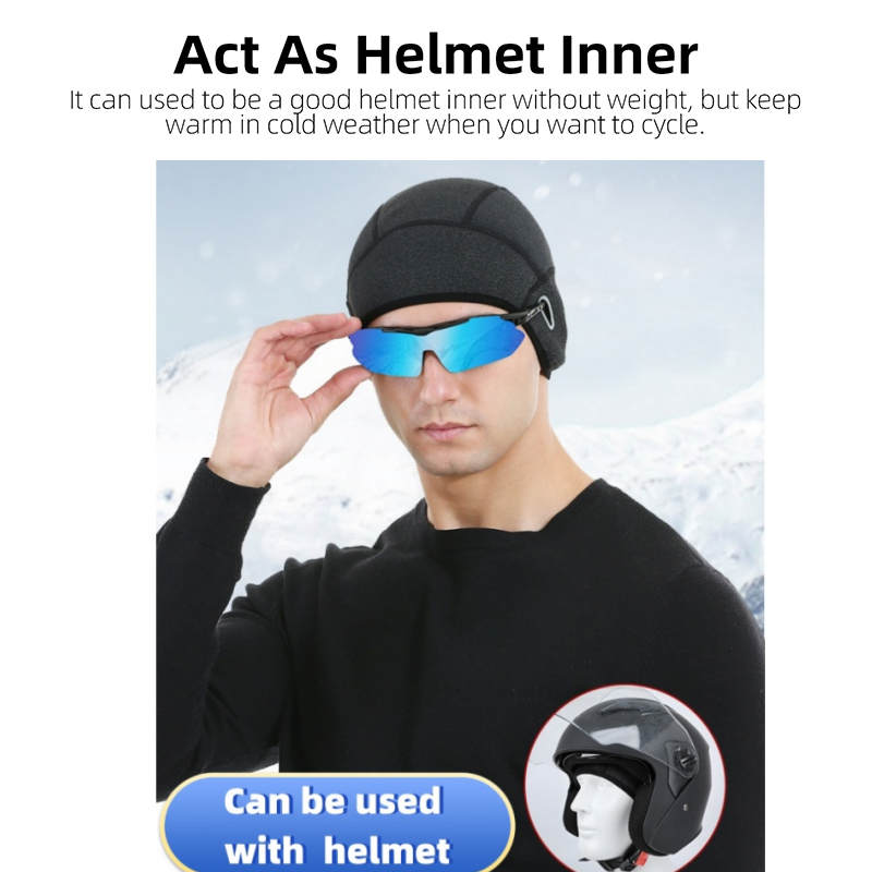 Zimowa czapka rowerowa ociepla – Skull Cap Helmet Liner recenzja i cena