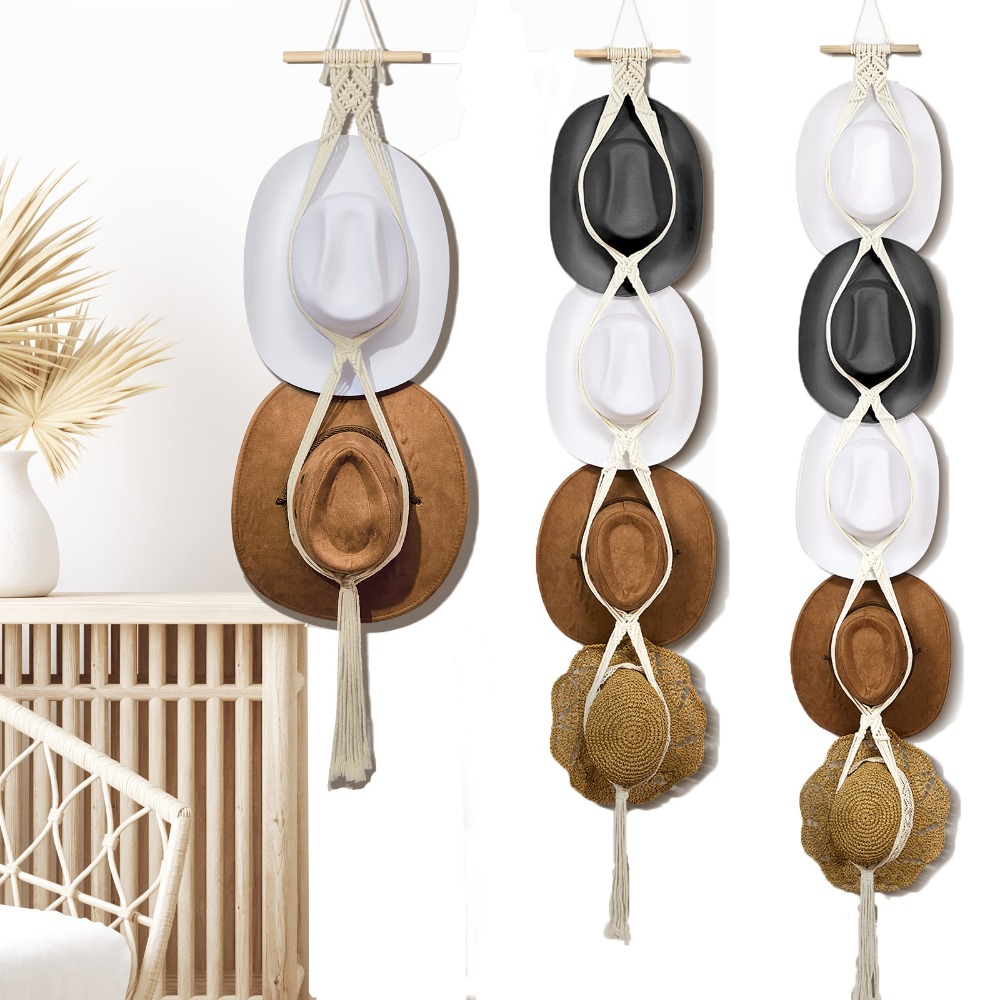 Bohemian Macrame Hat Hanger Rę – Sun Hat Wide Brim recenzja i cena