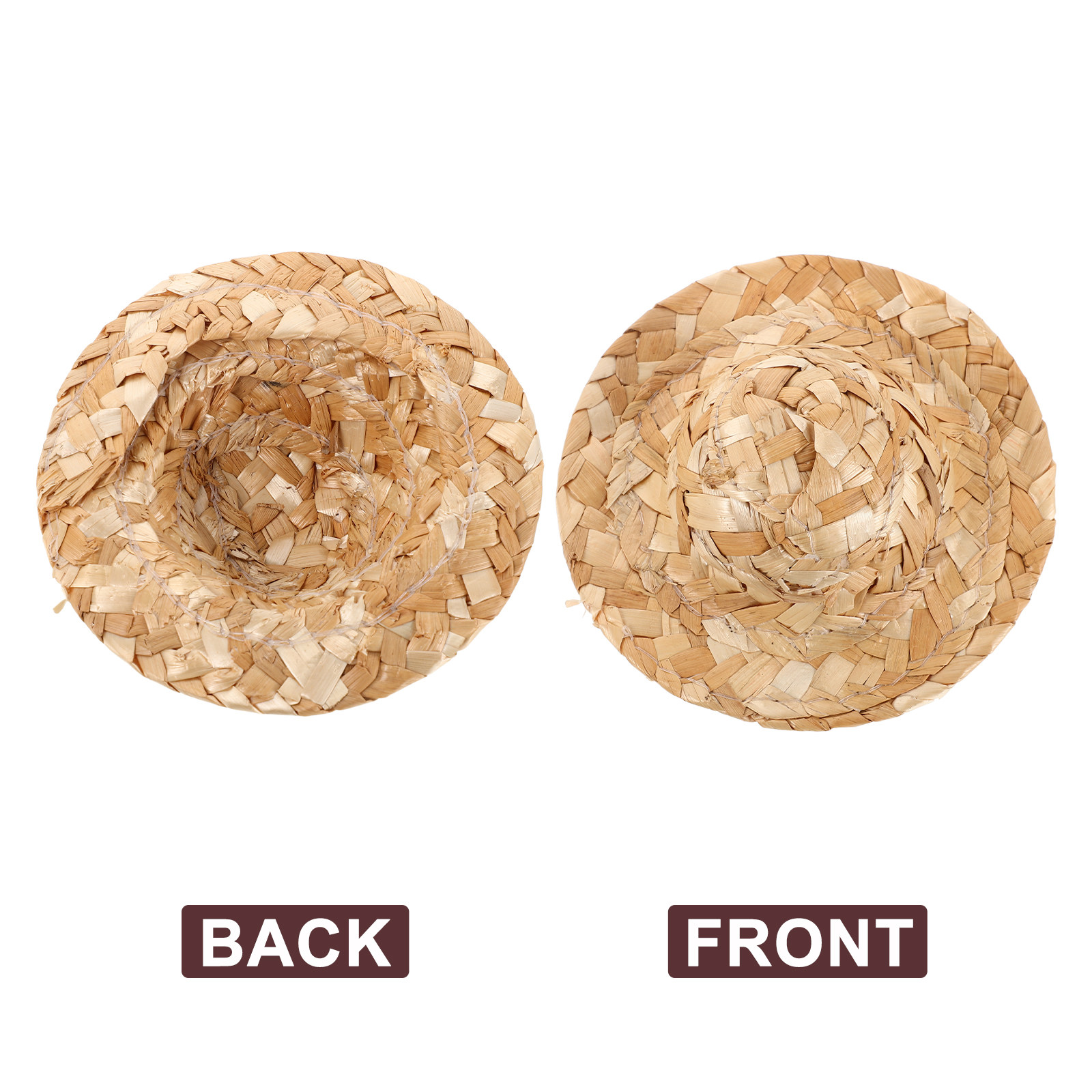 10 szt. Miniaturowe słomkowe k – Cowboy Hat Straw recenzja i cena
