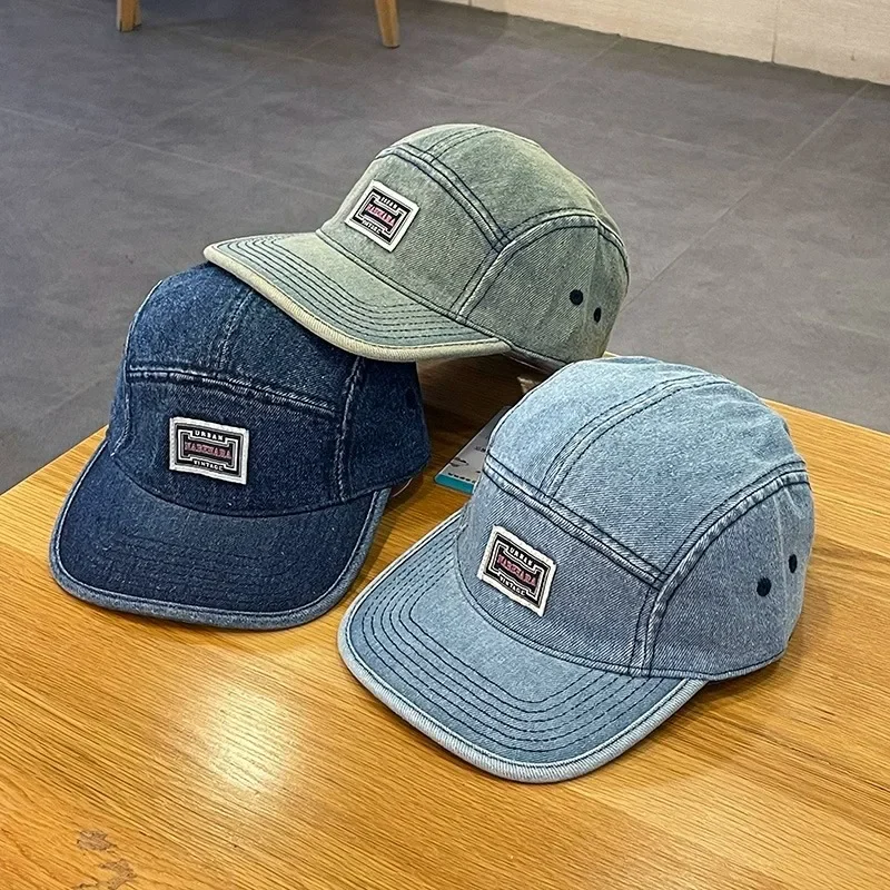 Vintage Flat Brim Denim Baseba – Corduroy Cap 5 Panel recenzja i cena