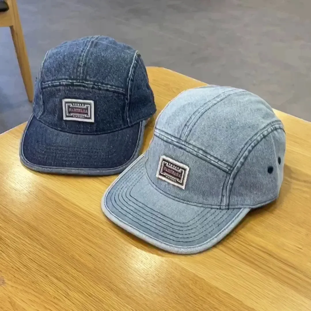 Vintage Flat Brim Denim Baseba – Corduroy Cap 5 Panel recenzja i cena