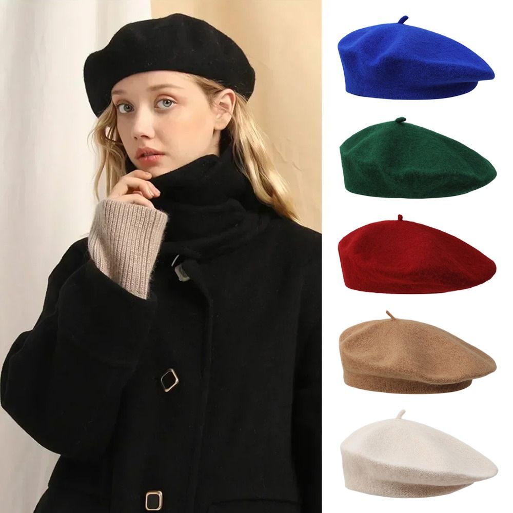 Modny, ciepły, zimowy beret z  – Beret French Wool recenzja i cena