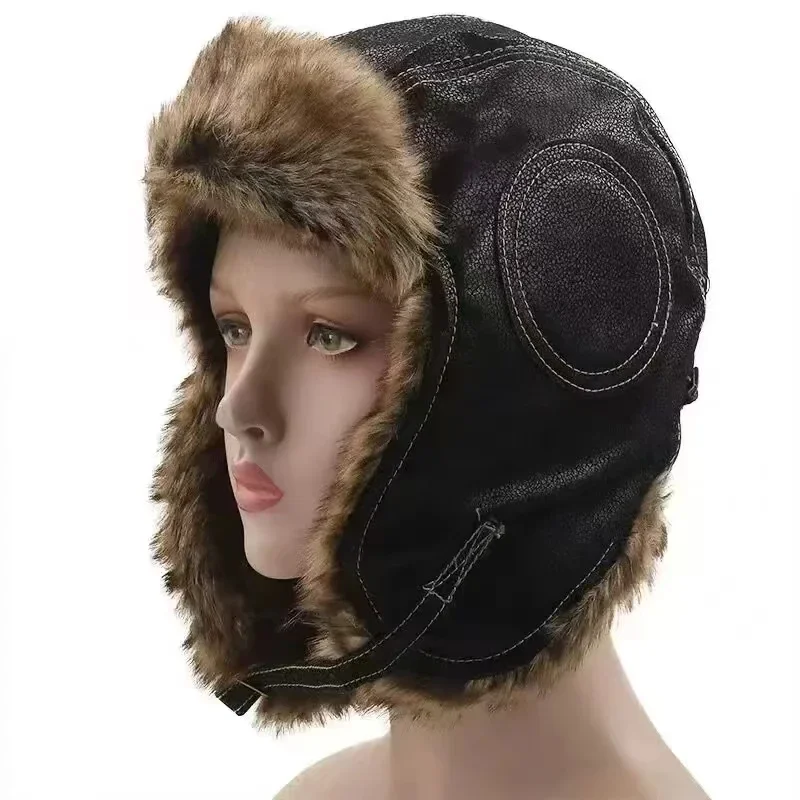 Skórzana czapka zimowa z nausz – Trapper Hat Ear Flap recenzja i cena