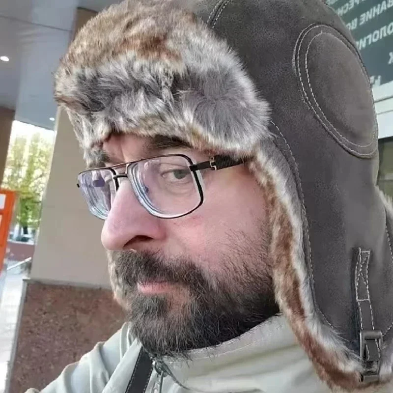 Skórzana czapka zimowa z nausz – Trapper Hat Ear Flap recenzja i cena
