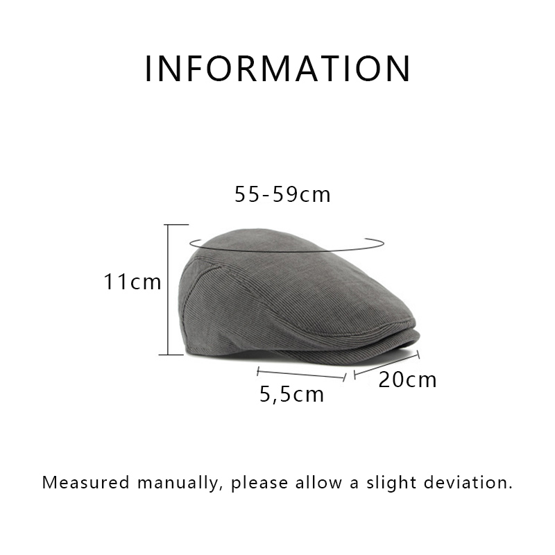Czapka sztruksowa typu flat ca – Newsboy Cap Ivy recenzja i cena