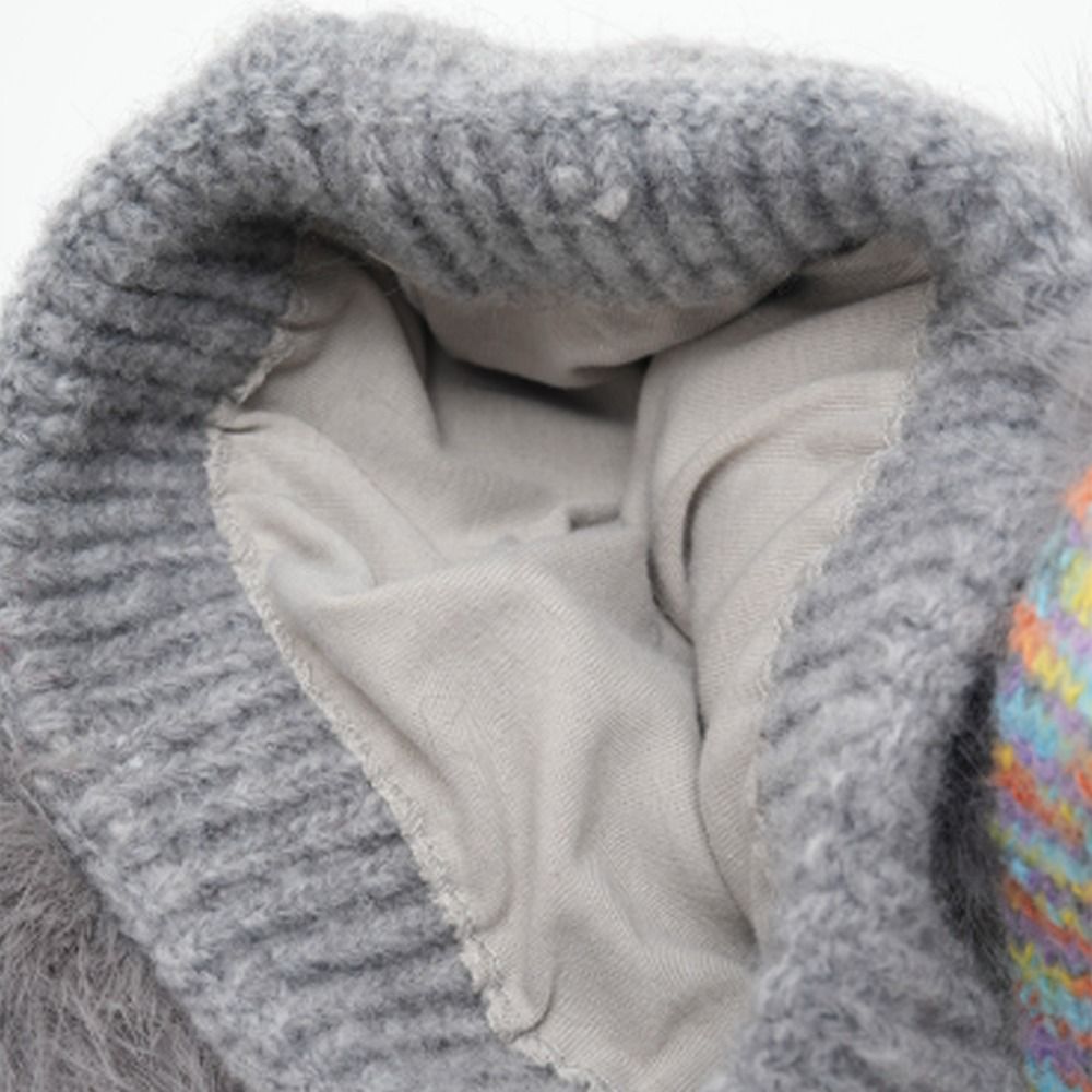 Retro dzianinowa czapka z naus – Beanie Cuffed Knit recenzja i cena