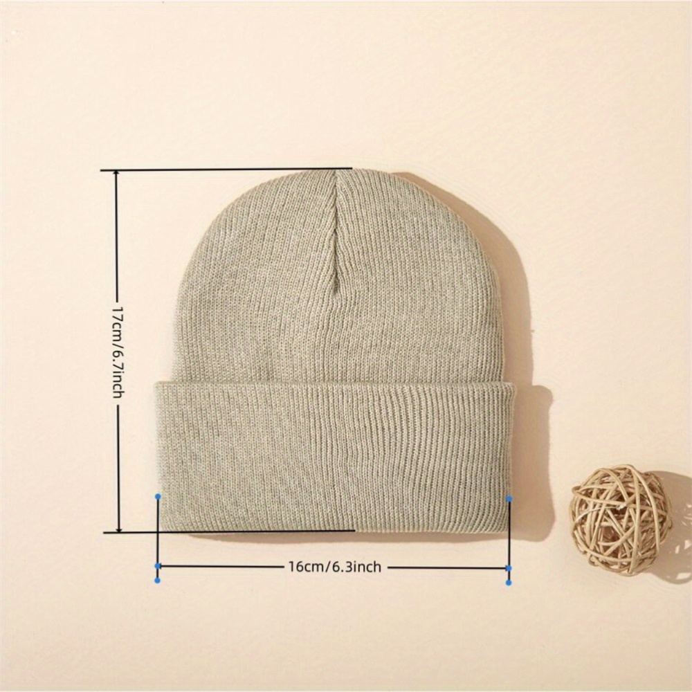 4 szt. Dziecięca czapka dzierg – Beanie Cuffed Knit recenzja i cena