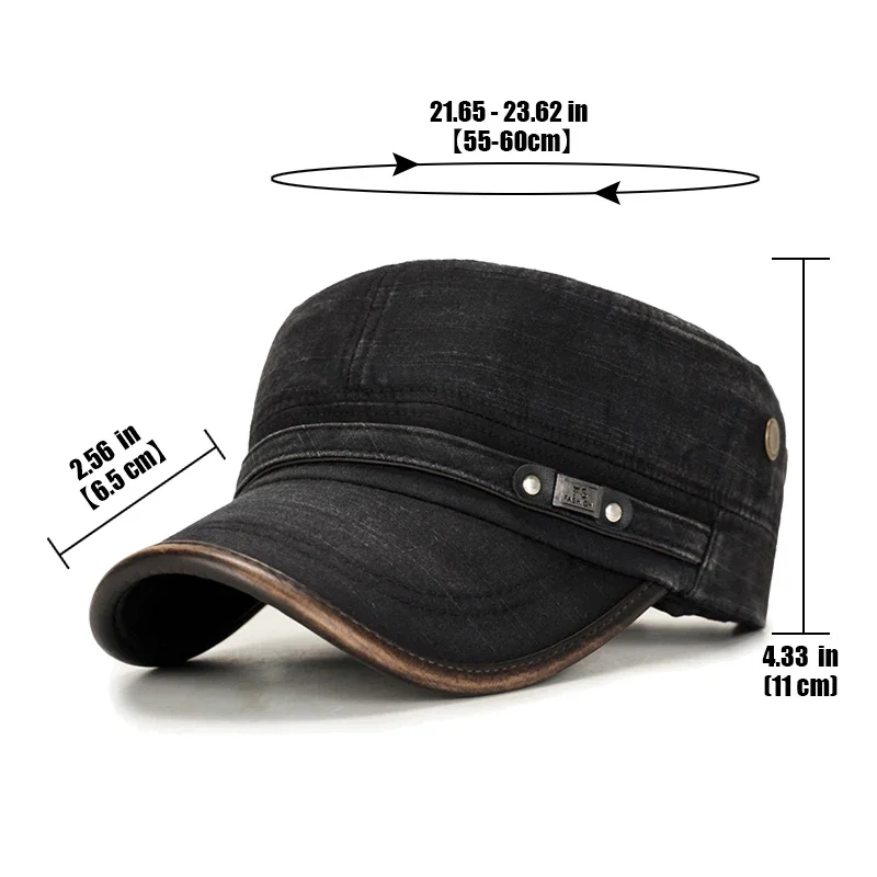 Skórzany rondo, sprana, bawełn – Dad Hat Cotton recenzja i cena