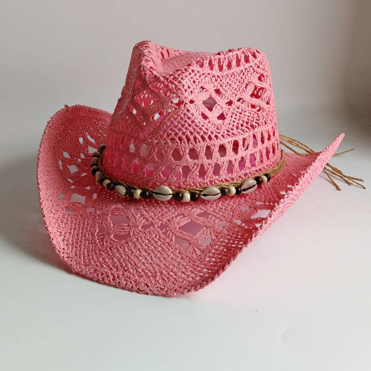 Różowy kapelusz kowbojski ze s – Cowboy Hat Straw recenzja i cena