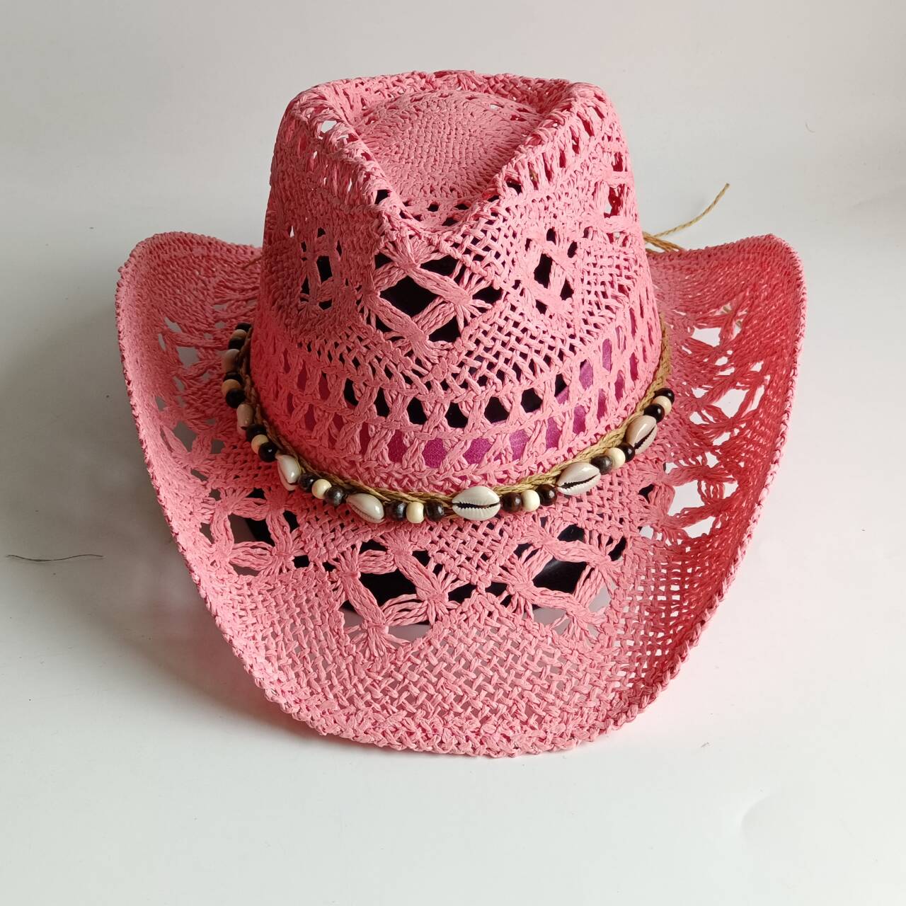 Różowy kapelusz kowbojski ze s – Cowboy Hat Straw recenzja i cena